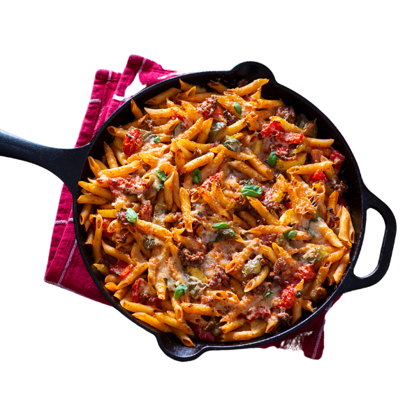 Penne with Meat Sauce