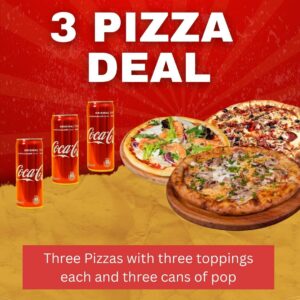 3 Pizza Deal